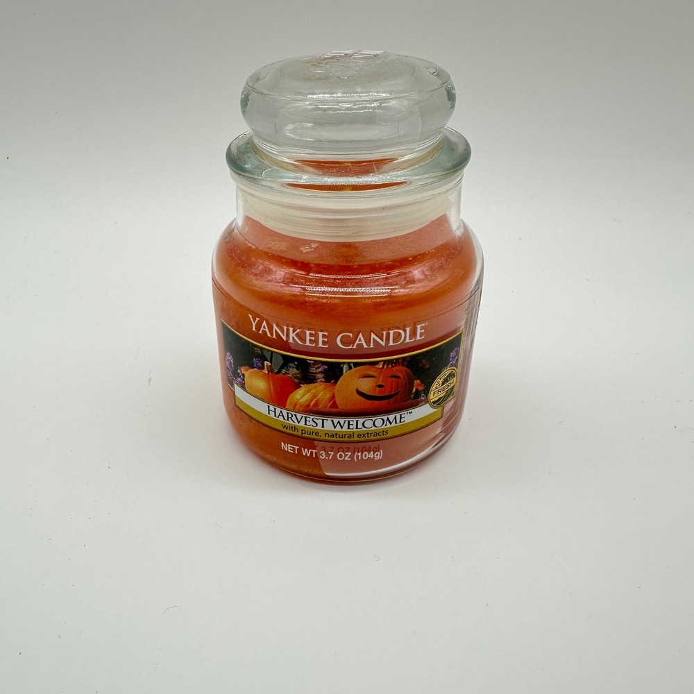 Yankee Candle Harvest Welcome 3.7 Oz Small Mini Jar NEW